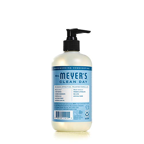Mrs. Meyer's Clean Day Liquid Hand Soap, Cruelty Free and Biodegradable Hand ...