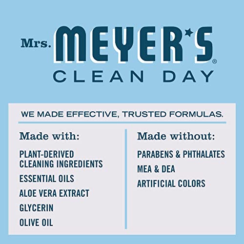 Mrs. Meyer's Clean Day Liquid Hand Soap, Cruelty Free and Biodegradable Hand ...