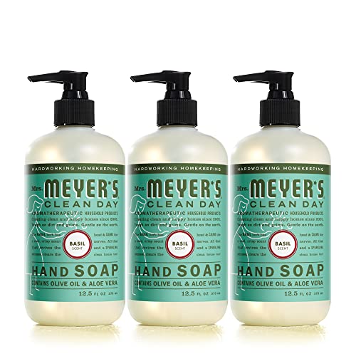 Mrs. Meyer's Clean Day Liquid Hand Soap, Cruelty Free and Biodegradable Hand ...