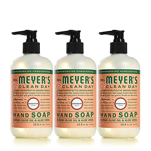Mrs. Meyer's Clean Day Liquid Hand Soap, Cruelty Free and Biodegradable Hand ...