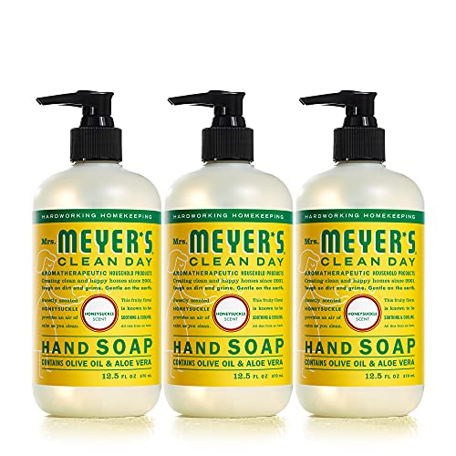 Mrs. Meyer's Clean Day Liquid Hand Soap, Cruelty Free and Biodegradable Hand ...