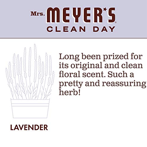 MRS. MEYER'S CLEAN DAY Liquid Hand Soap, Lavender Scent, Set Includes Refill ...