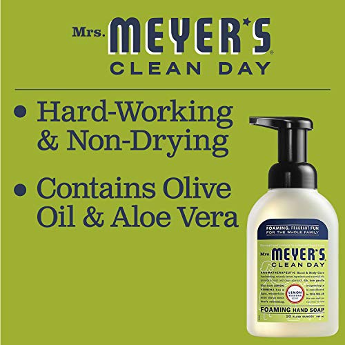 MRS. MEYER'S CLEAN DAY Liquid Hand Soap Refill, 33 Fl Oz, Lemon Verbena Scent...