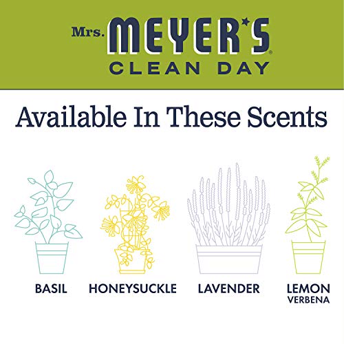 Mrs. Meyer's Clean Day Liquid Hand Soap Refill Bottle, Lemon Verbena Scent, 3...