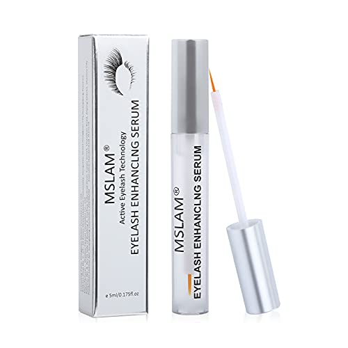 Eyelash Growth Serum & Eyebrow Enhancer Lash Serum by MSLAM Boost for Fuller ...