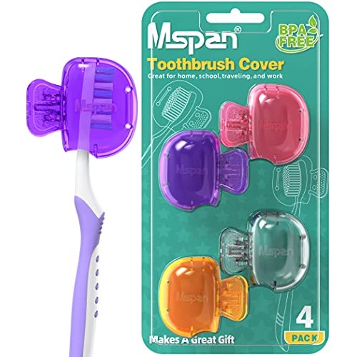 Mspan Electric Toothbrush Head Cover: Sonic Toothbrush Cap Travel Protector P...