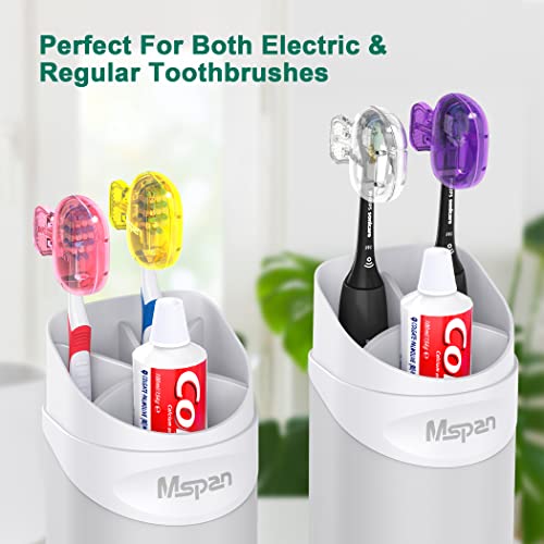 Mspan Toothbrush Head Cover Cap: Tooth Brush Protector Clip Compatible with O...