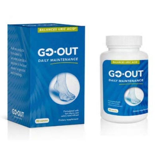 Uric Acid Support Supplement – Go-Out Tart Cherry Extract Capsules for SUSTAI...