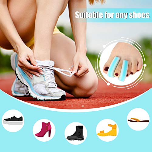 16 Pieces Foam Toe Spacers 3 Layer Toe Separators Toe Stretcher Divider for A...