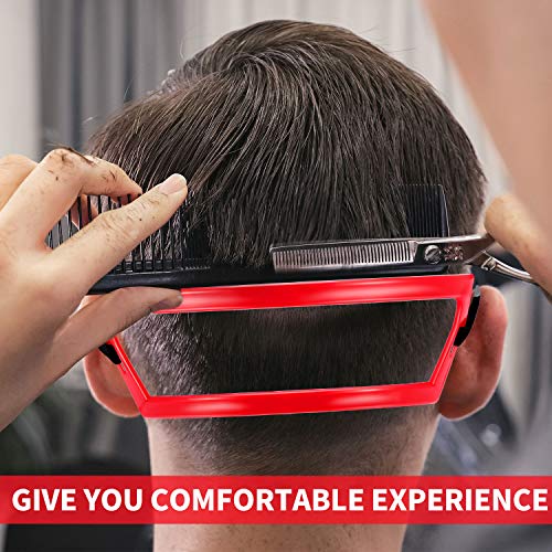 2 Pieces Neckline Shaving Template Hairline and Hair Trimming Guide Hairline ...