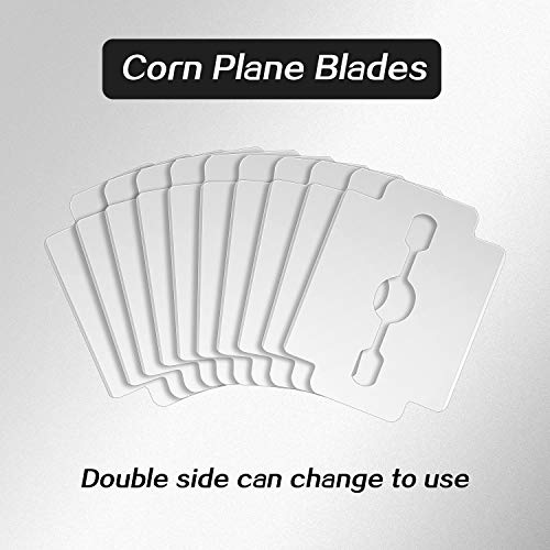 200 Pieces Callus Shaver Replacement Blades Corn Plane Blades Stainless Steel...
