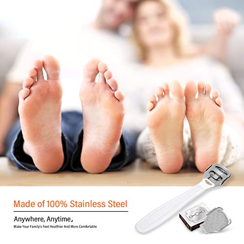 24 Pieces in Total, 2 Callus Shaver Sets Include 20 Replacement Slices 2 Call...