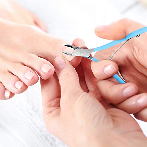 3 Packs Cuticle Cutter Cuticle Nippers Pointed Blade Cuticle Trimmer Stainles...