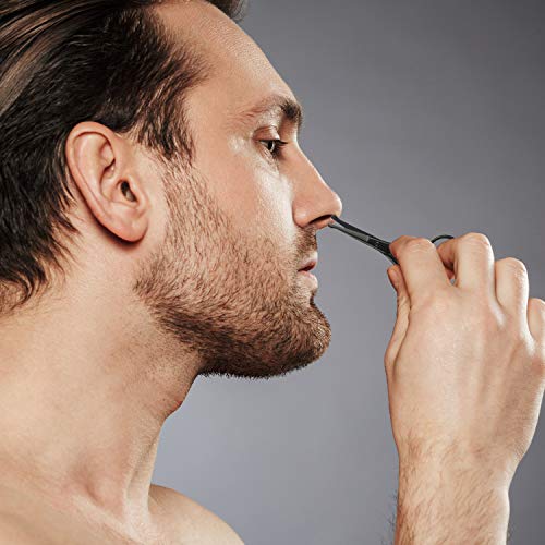 3 Pieces Nose Hair Scissors Rounded Tip Scissors Facial Hair Scissors Stainle...