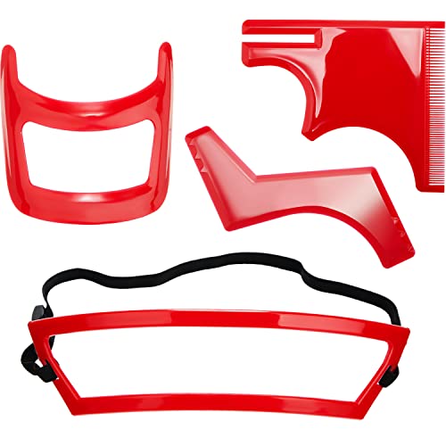 4 Pieces Beard Shaping and Haircut Tool Kit, Beard Shaping Tool, Neckline Tem...