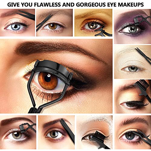 48 Pieces Eyelash Curler Makeup Tools Set, Include Mini Eyelash Curler Kit, E...