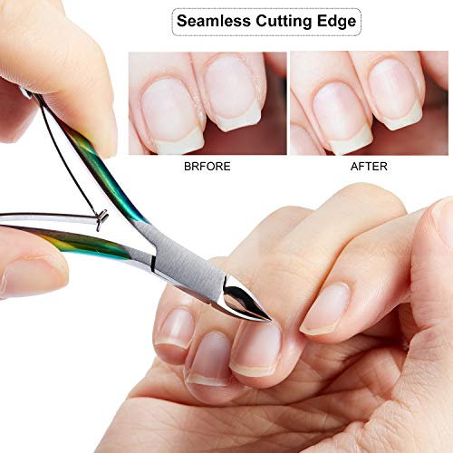 6 Pieces Cuticle Nipper Trimmers Set Stainless Steel Cuticle Trimmer Clipper ...