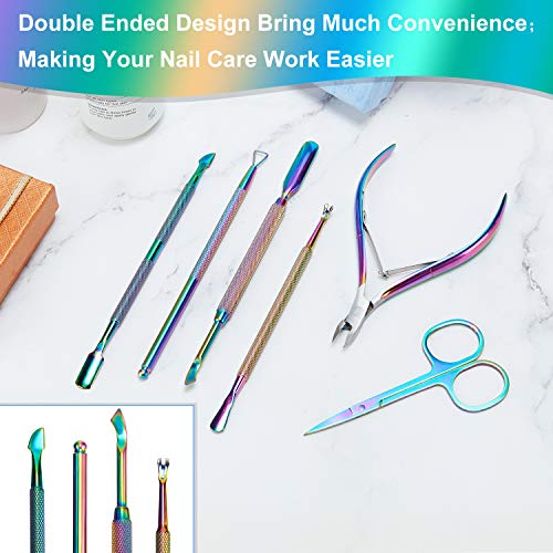 6 Pieces Cuticle Nipper Trimmers Set Stainless Steel Cuticle Trimmer Clipper ...