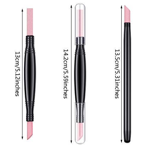 6 Pieces Pumice Stone Nail File Stone Sanding Nail File Stone Cuticle Remover...