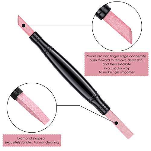 6 Pieces Pumice Stone Nail File Stone Sanding Nail File Stone Cuticle Remover...