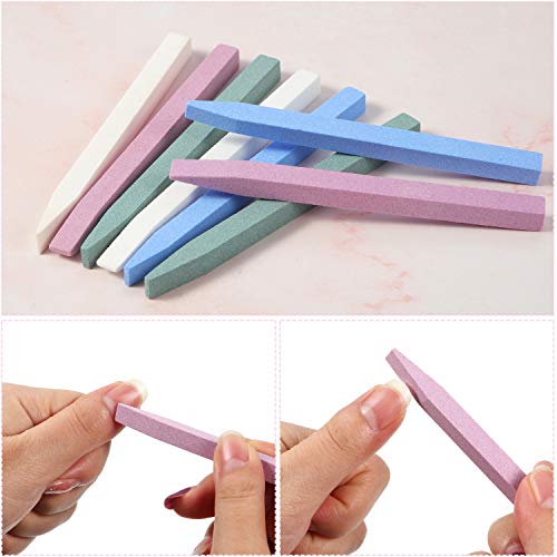 8 Pieces Nail Pumice Stone Stick Stone Nail File Pumice Stone Nail Cuticle Pu...