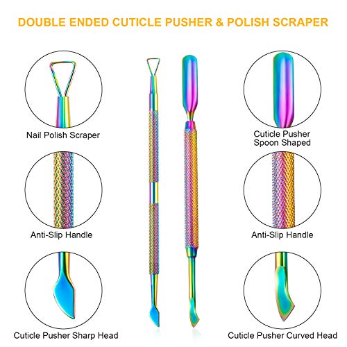 Acrylic Nail Clipper False Nail Tips Clipper Cuticle Trimmer Nipper with Cuti...