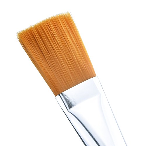 Facial Mask Brush Makeup Brushes Cosmetic Tools with Clear Plastic Handle, 5 ...