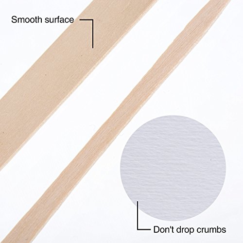 Mudder 200 Pieces Waxing Strip Non-Woven Wax Strip Hair Removal Wax Strips an...