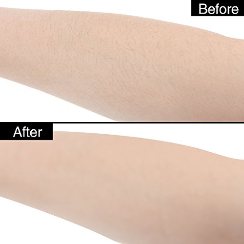 Mudder 200 Pieces Waxing Strip Non-Woven Wax Strip Hair Removal Wax Strips an...