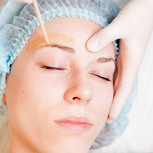 Mudder 200 Pieces Waxing Strip Non-Woven Wax Strip Hair Removal Wax Strips an...