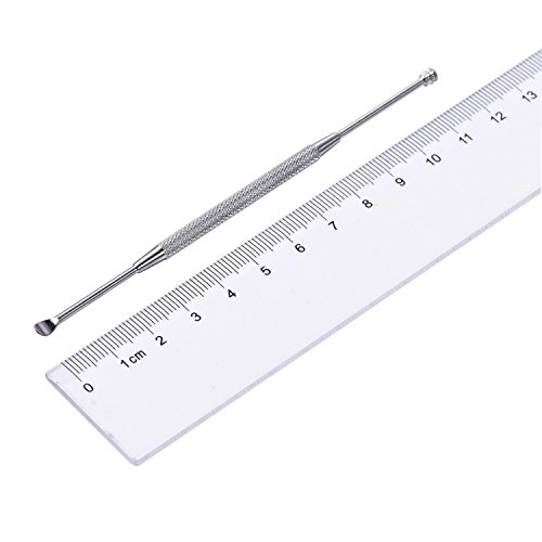 Mudder 304 Stainless Steel Ear Pick Ear Cleaner with Storage Box (Silver)