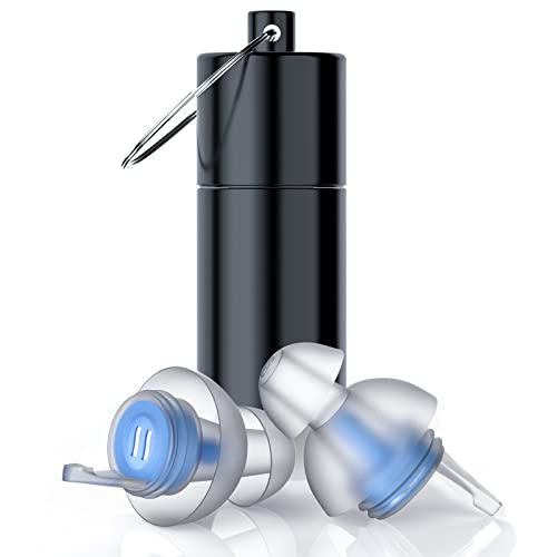 High Fidelity Concert Earplugs, MUDEELA Noise Reduction Music Earplugs for Co...