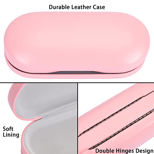 Muf 2 in 1 Contact Lens Case and Glasses Case,Double Sided Dual Use Design,Le...
