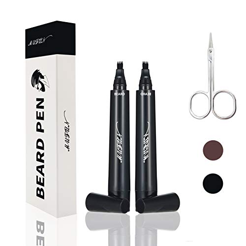 2PCS Beard Pencil Filler for Men - Sweat Proof, Water Resistance, Long Lastin...