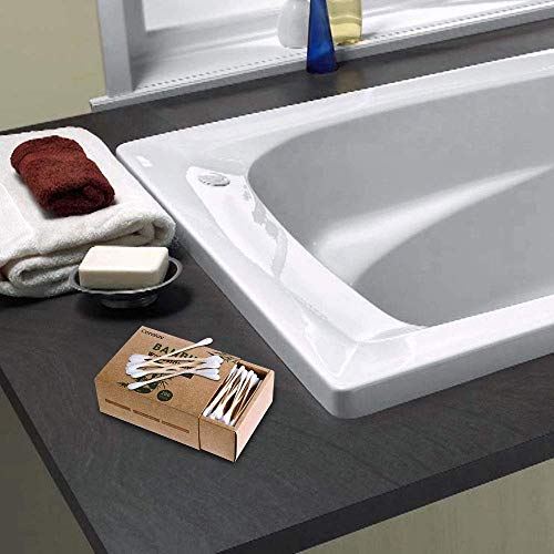 Bamboo Cotton Swab 1000PCS Double Cotton Buds bamboo Cotton Bud Eco organic b...