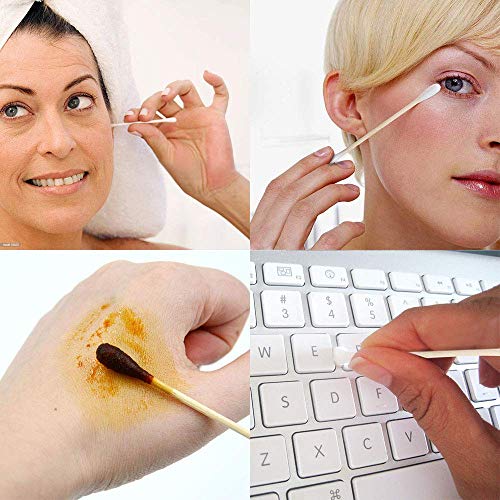 Bamboo Cotton Swab 1000PCS Double Cotton Buds bamboo Cotton Bud Eco organic b...