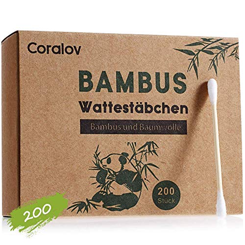 Bamboo Cotton Swab 1000PCS Double Cotton Buds bamboo Cotton Bud Eco organic b...