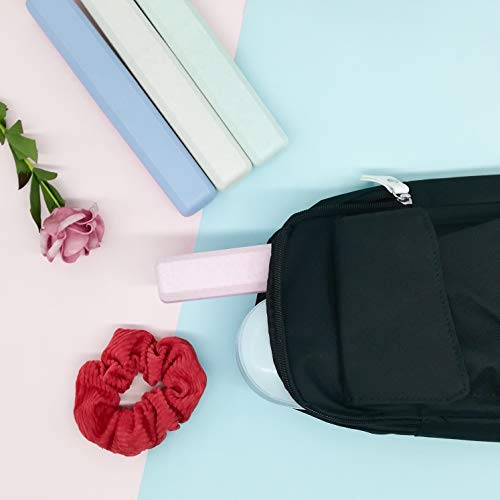 4 Packs Portable Travel Toothbrush Case, Breathable Plastic Toothbrush Holder...