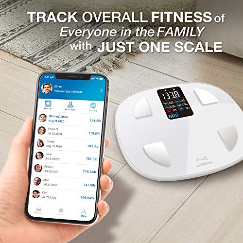 Body Fat Scale with Heart Rate Tracking, multifun Smart Wireless Digital Bath...