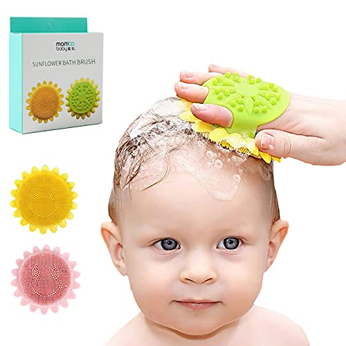 2 Pack Scalp Massager Shampoo Brush, Soft Silicone Baby Hair Brush Scalp Scru...