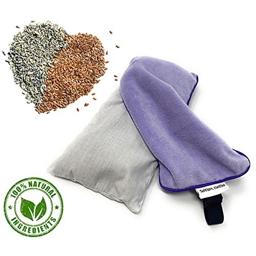 Mumu Wraps Weighted Eye Mask for Sleeping - Lavender Eye Pillow for Yoga, Med...