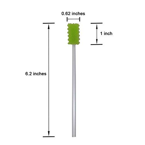 MUNKCARE Treated Oral Swabs with Dentifrice- Flavored Dental Swabs Individual...