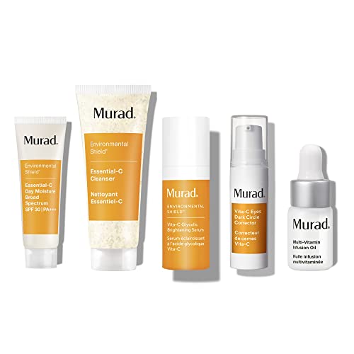 Murad 30 Day Vitamin C Rapid Brightening Kit ($90 Value) with Travel Sizes of...