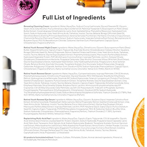 Murad Active Renewal 30 day Regimen kit ($98 Value) With Retinol Youth Renewa...