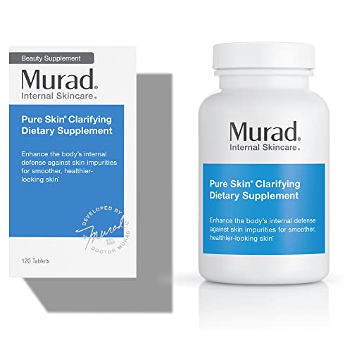 Murad Pure Skin Clarifying Dietary Supplement, 120 Tablets - With Vitamin A a...