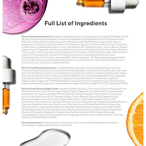 Murad Youth Renewal Retinol Trial Kit – Anti-Aging Retinol Youth Skincare Set...