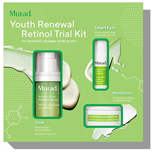 Murad Youth Renewal Retinol Trial Kit – Anti-Aging Retinol Youth Skincare Set...