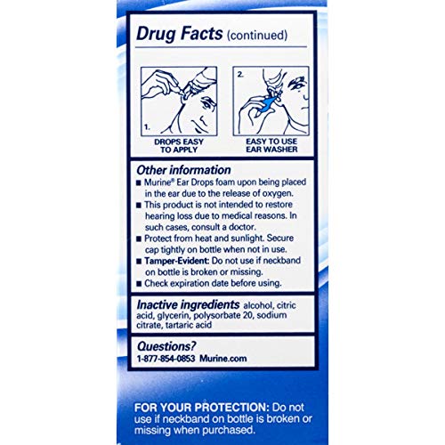 Murine Ear Wax Removal System | Complete Doctor Recommended System | 0.5 Ear ...