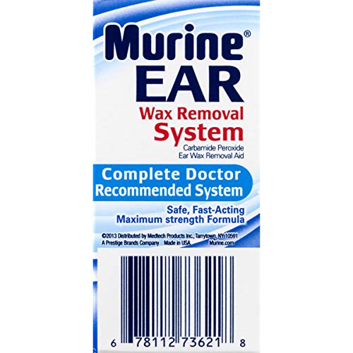 Murine Ear Wax Removal System | Complete Doctor Recommended System | 0.5 Ear ...