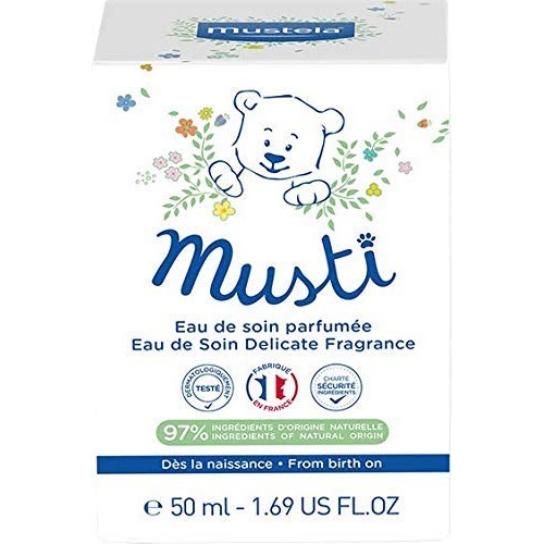 Mustela Baby Musti Eau de Soin - Plant & Water-based Perfume - Soft & Delicat...